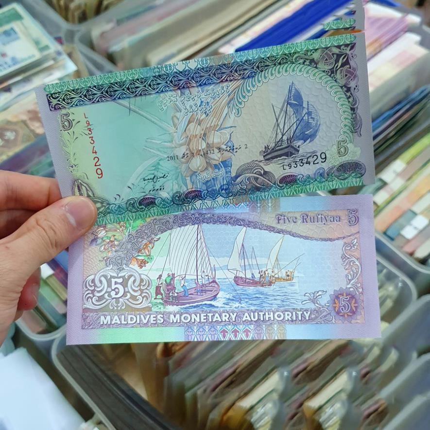 Tờ Thuận Buồm Xuôi Gió 5 Maldives may mắn, làm quà tặng trang trí sưu tầm