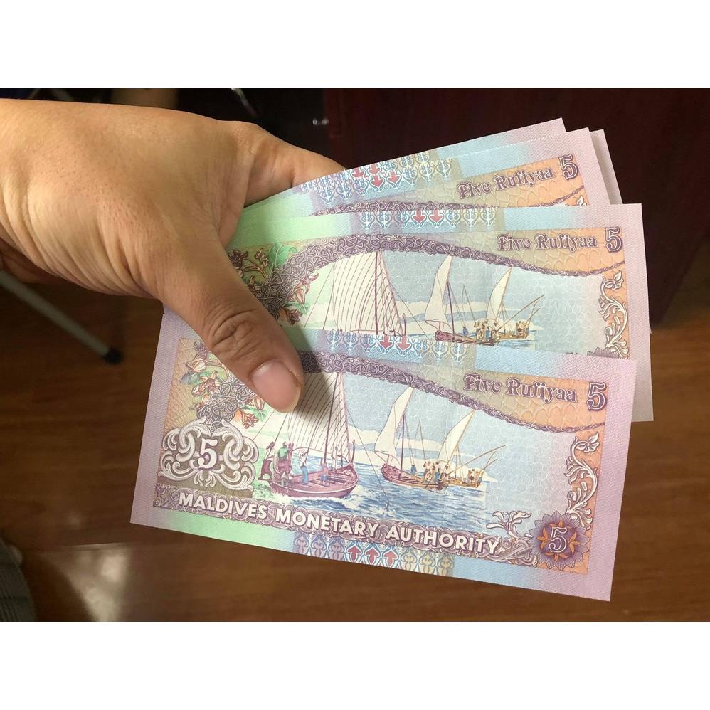 Tờ Thuận Buồm Xuôi Gió 5 Maldives may mắn, làm quà tặng trang trí sưu tầm