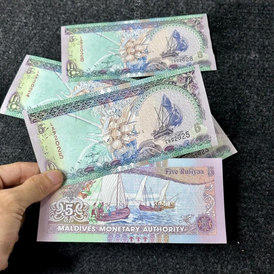 Tờ Thuận Buồm Xuôi Gió 5 Maldives may mắn, làm quà tặng trang trí sưu tầm