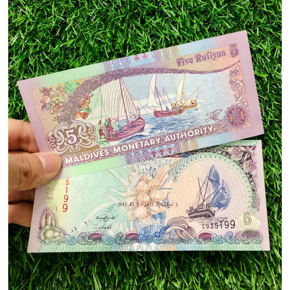 Tiền Thuận Buồm Xuôi Gió Kỉ Niệm Maldives - Phong Thuỷ May Mắn, Sưu Tầm, Trang Trí