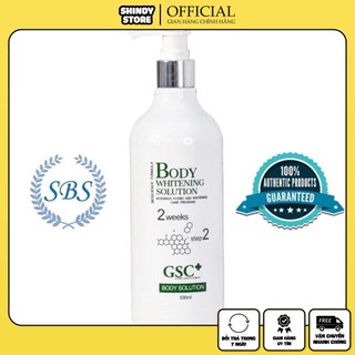 Kem ủ trắng Body Whitening Solution GSC+ (500ml)