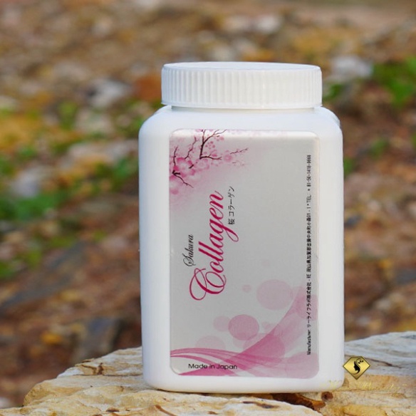 Viên Uống Collagen Sakura Japan Dưỡng sáng da Cấp Ẩm Cho Da Chống ô xy hóa Dưỡng Tóc Móng Hộp 120 Viên