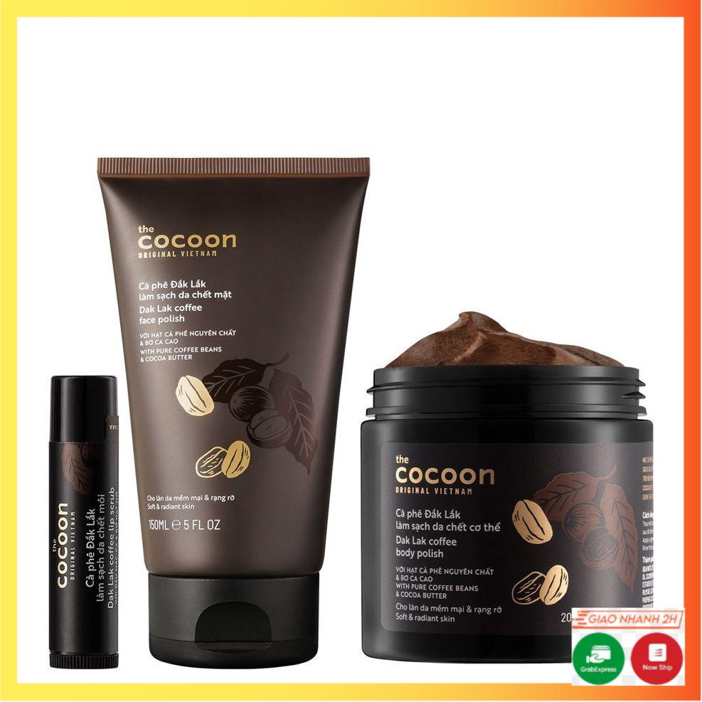 [CHÍNH HÃNG] Tẩy da chết mặt cà phê Đắk Lắk Cocoon 150ml (Dak Lak coffee face polish)