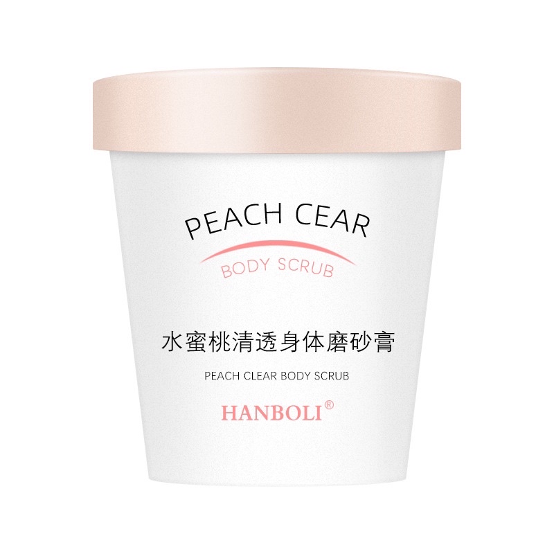 Tẩy da chết HEYXI Đào toàn thân Peach Clear Body Scrub Moisturizing Nourishing