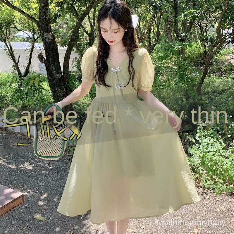 Trang Phục Cho Con Bú Đi Chơi Thời Trang Quần Áo Cho Con Bú Quần Áo Nữ Cho Con Bú Váy Liền Bà Bầu Tay Ngắn