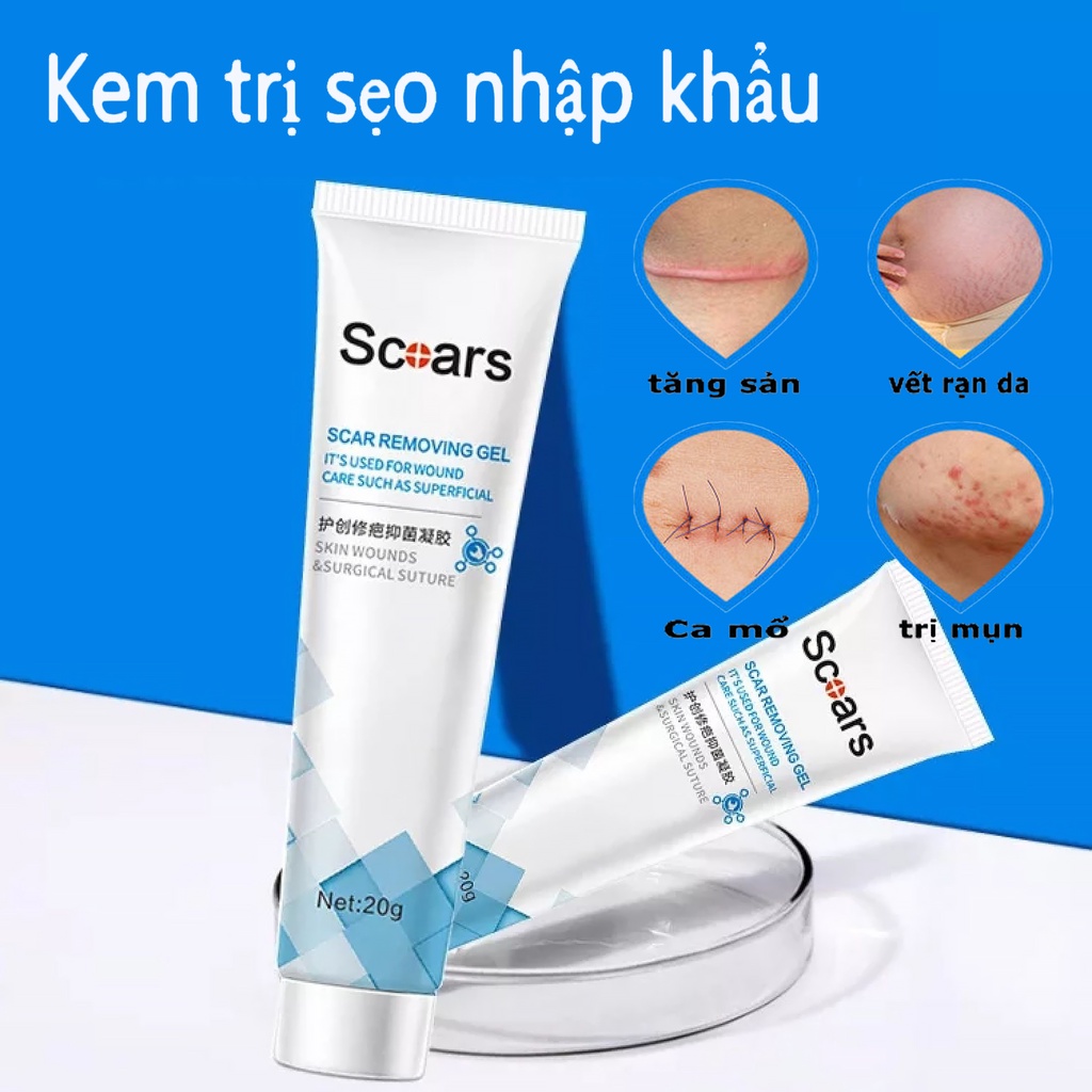 Hiệu quả nhanh chóng kem trị sẹo thâm/trị rạn da sau sinh/sẹo rỗ/trị sẹo lồi thuốc trị sẹo bỏng