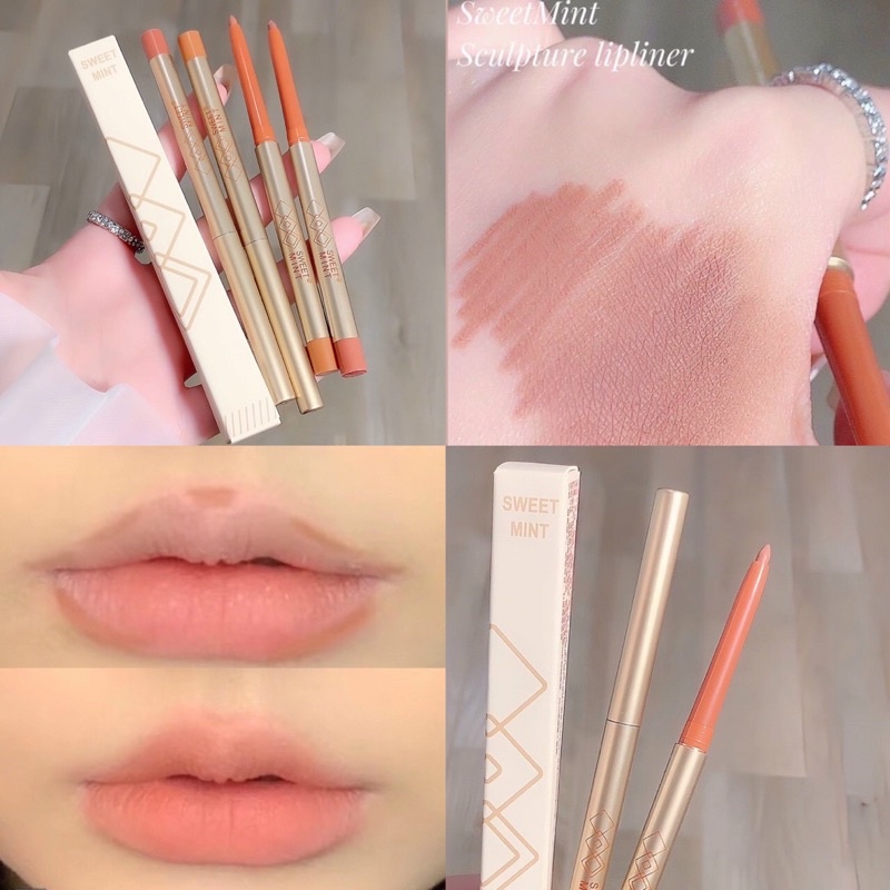 Bút kẻ viền môi, tạo hình môi sexy sweet mint dạng chì vặn