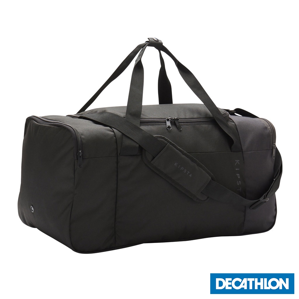 Túi thể thao Essential 55L màu đen DECATHLON KIPSTA Mã 8558317