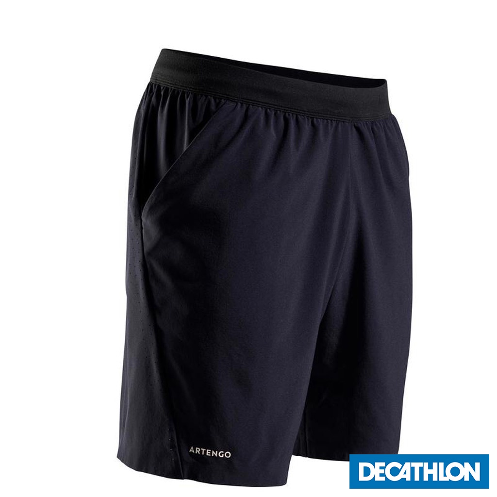 Quần short chơi tennis light 900 màu đen DECATHLON artengo mã 8487421