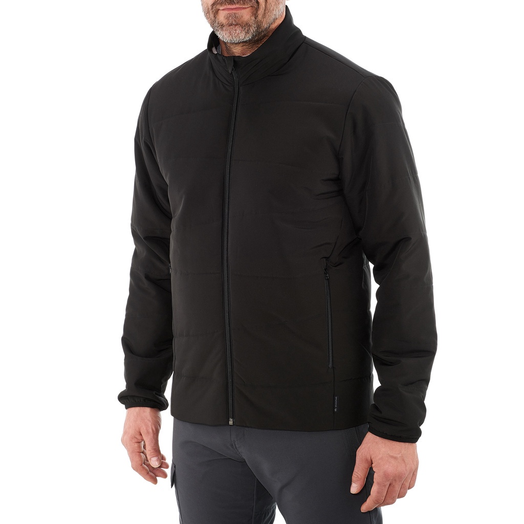 Áo phao leo núi dã ngoại Arpenaz 20 cho Nam Đen DECATHLON FORCLAZ mã 8370601