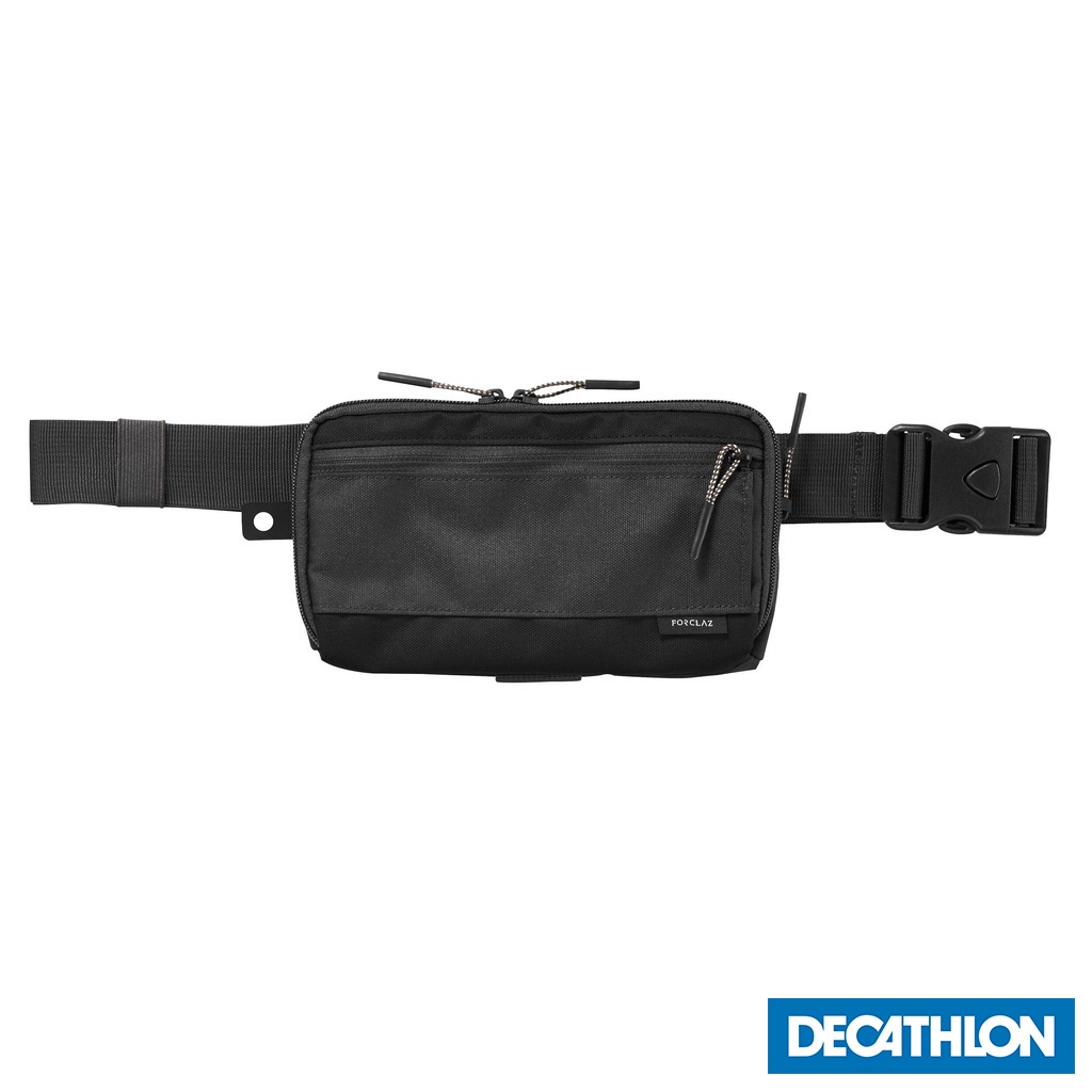 Túi trekking đeo hông cỡ lớn TRAVEL XL Đen DECATHLON FORCLAZ mã 8512007