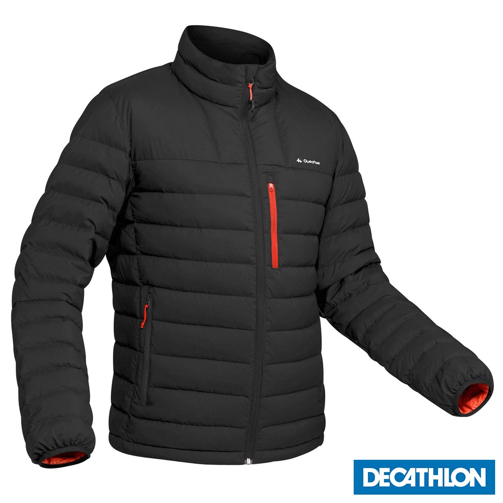 Áo khoác lông vũ leo núi trekking cho nam Trek 500 Đen DECATHLON FORCLAZ mã 8317909