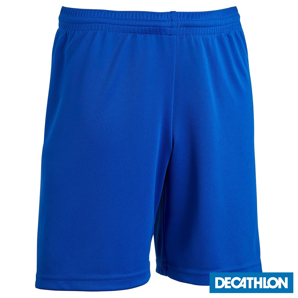 Quần Short F100 cho Trẻ – Xanh dương DECATHLON KIPSTA mã 8558494