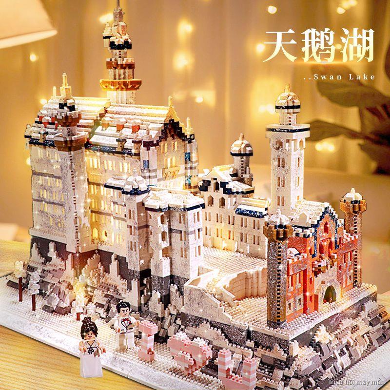 🌈Tương thích với các khối xây dựng Lego, đồ chơi giáo dục trẻ em lắp ráp độ khó cao, khổng lồ, 100.000 mảnh, quà tặng c