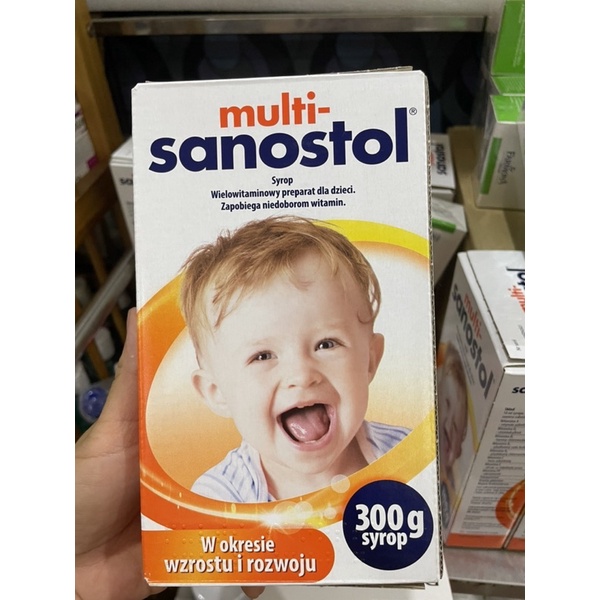 Vitamin Tổng Hợp Multi Sanostol Sirup Cho Bé Từ 1 – 3 Tuổi, 300 g