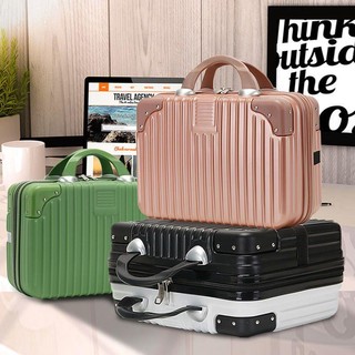 Vali Du Lịch Mini 14 Inch Thiết Kế Dễ Thương Phong Cách Retro