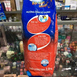 Bột giặt nhiệt Aba Sạch tinh tươm 2,9kg