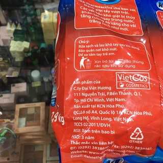 Bột giặt nhiệt Aba Sạch tinh tươm 2,9kg
