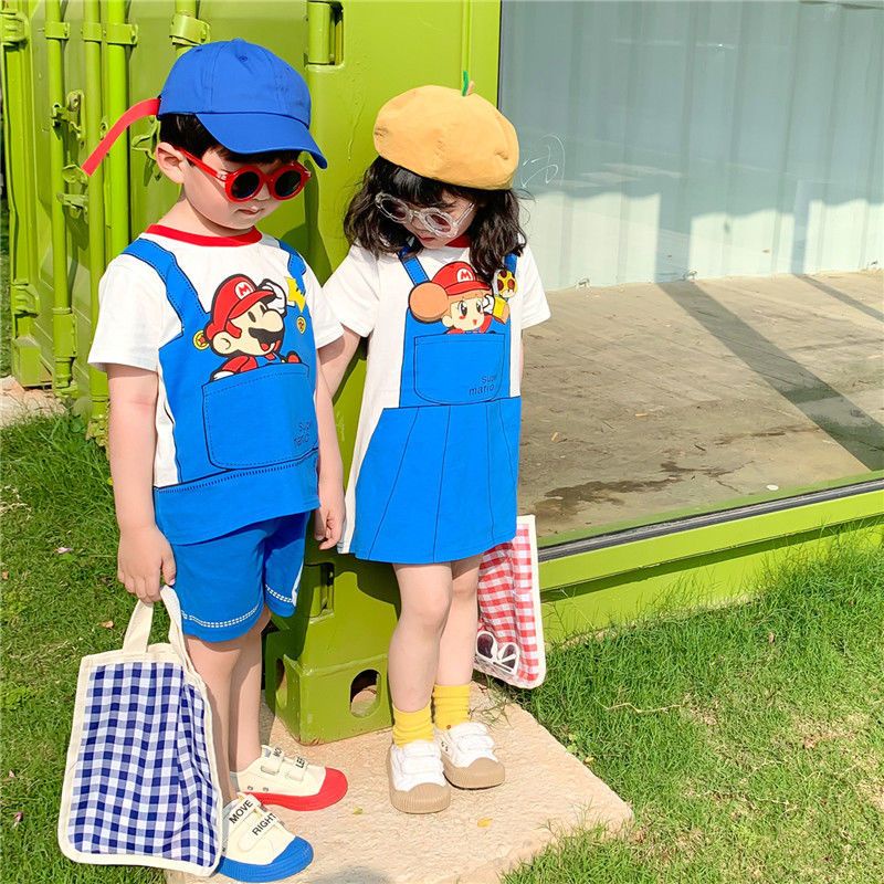 Trang Phục Hóa Trang Nhân Vật Hoạt Hình Mario Dành Cho Bé Trai Gái