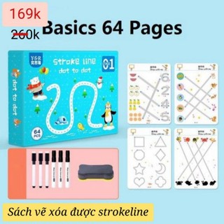 Bộ sách vẽ xóa được luyện tư duy thông minh cho bé