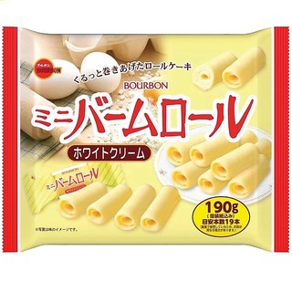Bánh cuộn Bourbon BaumRoll Nhật Bản vị kem 180g