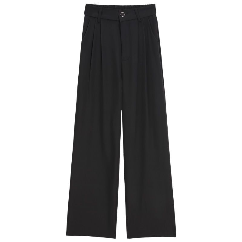 Jiashucheng Plus Size Quần Dài Lưng Cao Dáng Rộng Thời Trang Mùa Xuân Cho Nữ