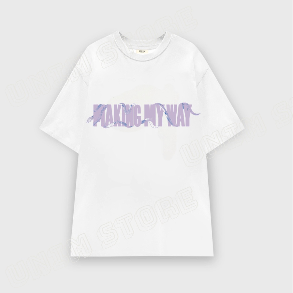 Áo Thun Making My Way Airslim 100% Cotton cao cấp Basic Tee Shirt In Chữ Sơn Tùng MTP - APST