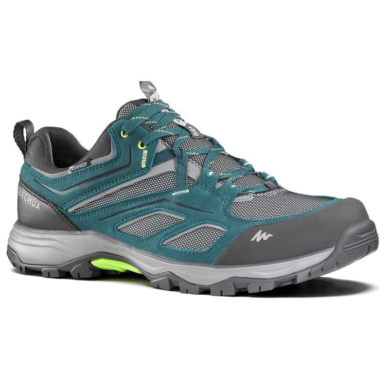 Giày leo núi chống thấm nước MH100 cho nam Xanh dương DECATHLON QUECHUA mã 8503792