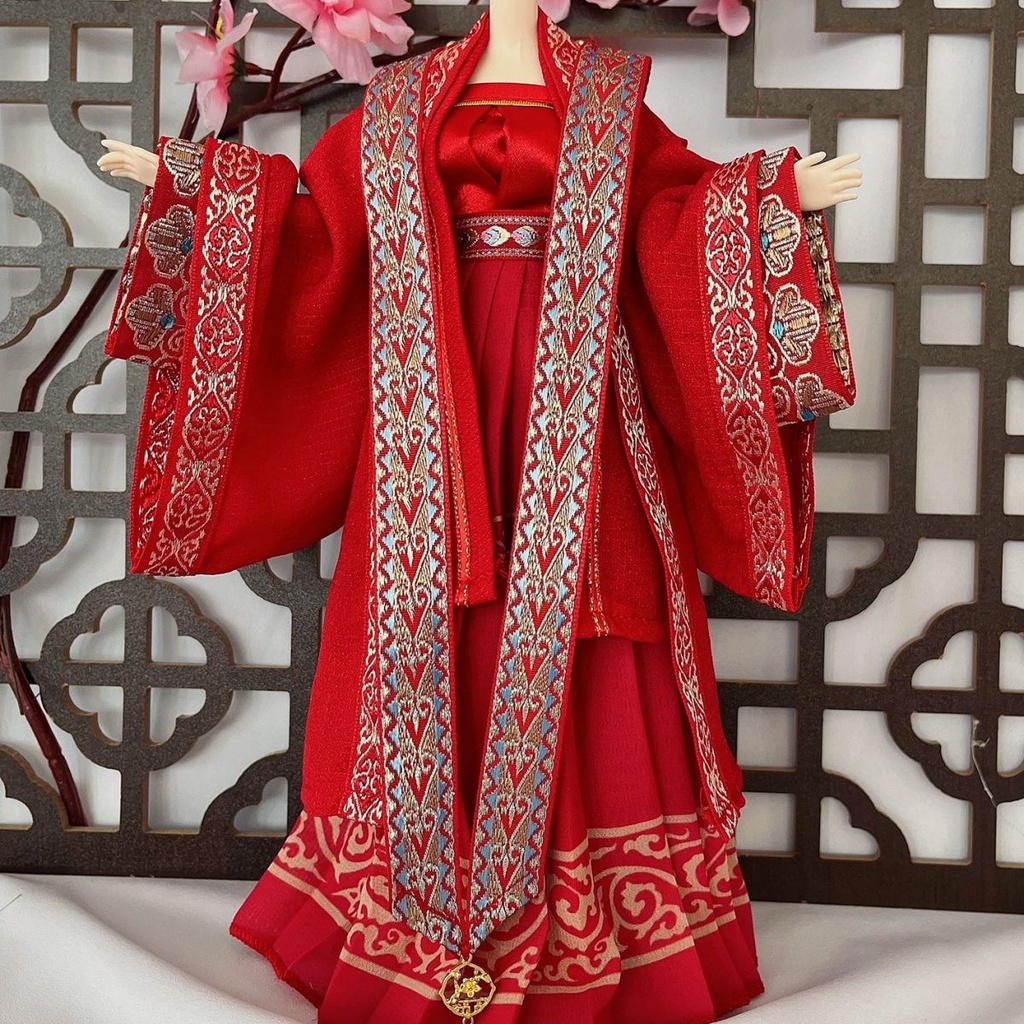 Bộ Đồ Cưới 6 Điểm 30cm Dành Cho Búp Bê Keer Xinyi 5.14