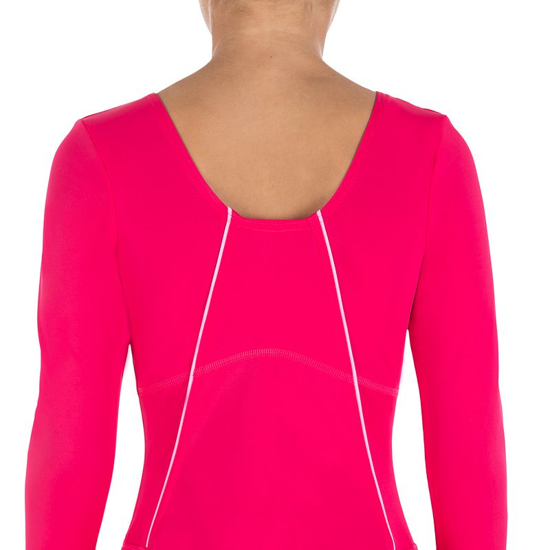Đồ bơi một mảnh dài tay audrey cho bé gái hồng DECATHLON NABAIJI mã 8361838