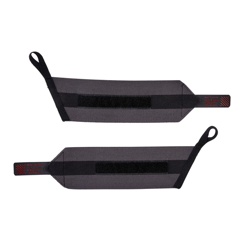 Đai quấn cổ tay tập thể hình xám đậm DECATHLON DOMYOS mã 8581117