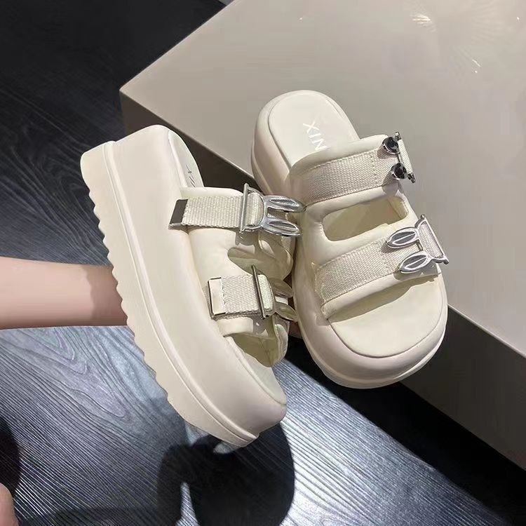 Dép quai ngang đế dày Dép thỏ mới