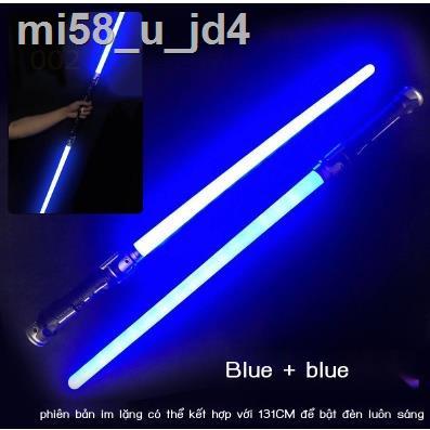 ◆☫✜▽Đồ Chơi Kiếm Phát Sáng Katana Có Đèn Tặng Pin, Kiếm Ánh Sáng Đồ Chơi Sẵn 4 Màu Hottrend Cháy P