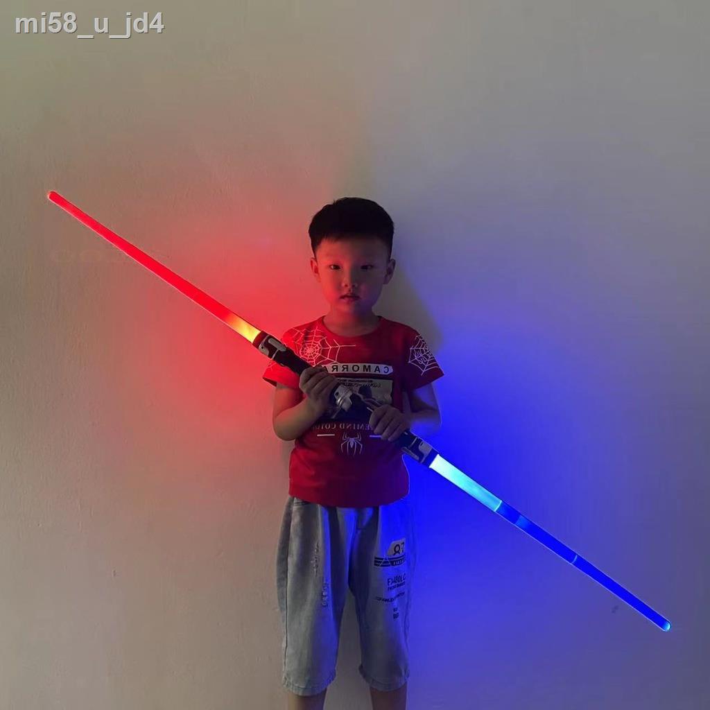 ◆☫✜▽Đồ Chơi Kiếm Phát Sáng Katana Có Đèn Tặng Pin, Kiếm Ánh Sáng Đồ Chơi Sẵn 4 Màu Hottrend Cháy P