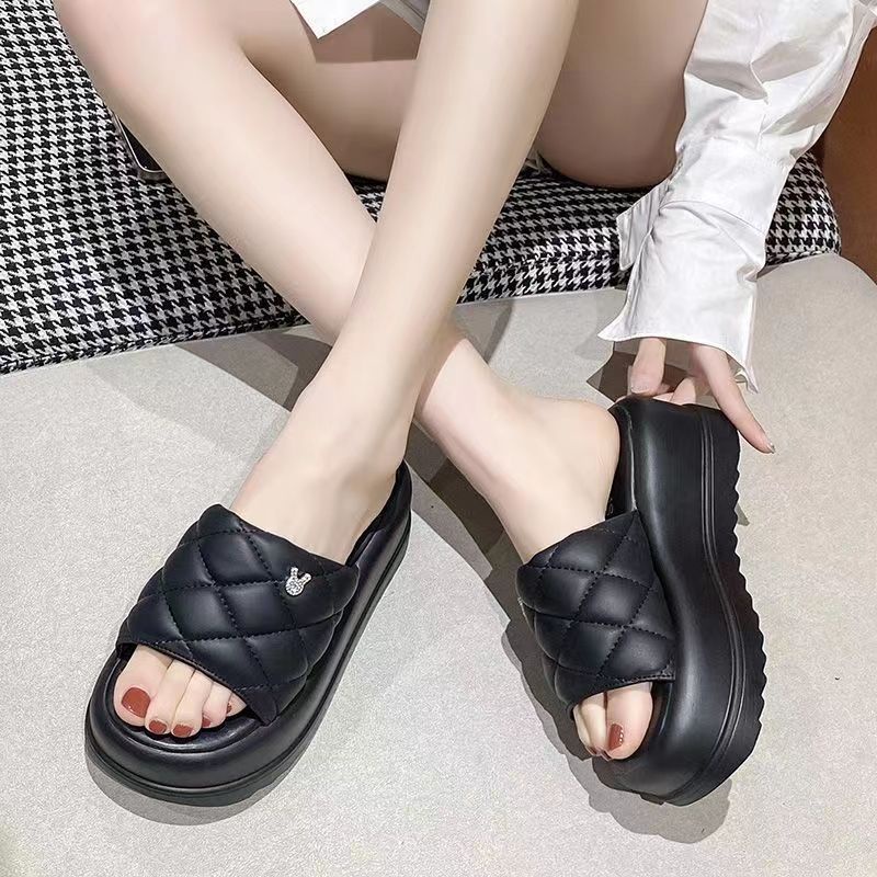 Dép quai ngang đế dày Dép thoải mái và thư giãn thời trang