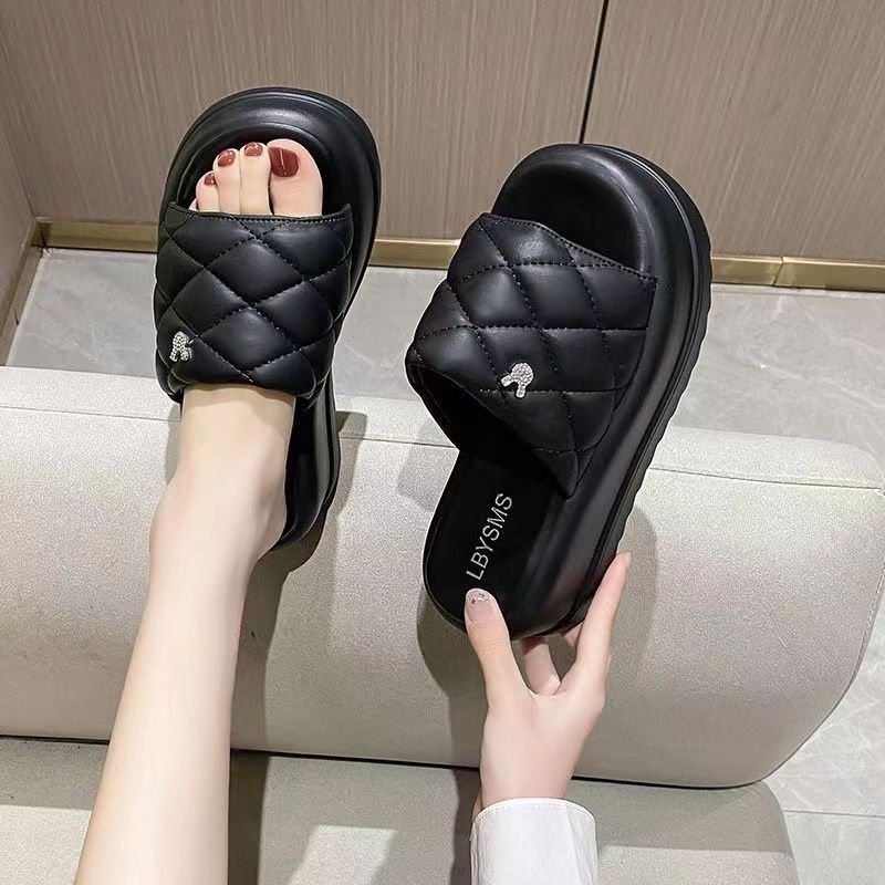 Dép quai ngang đế dày Dép thoải mái và thư giãn thời trang
