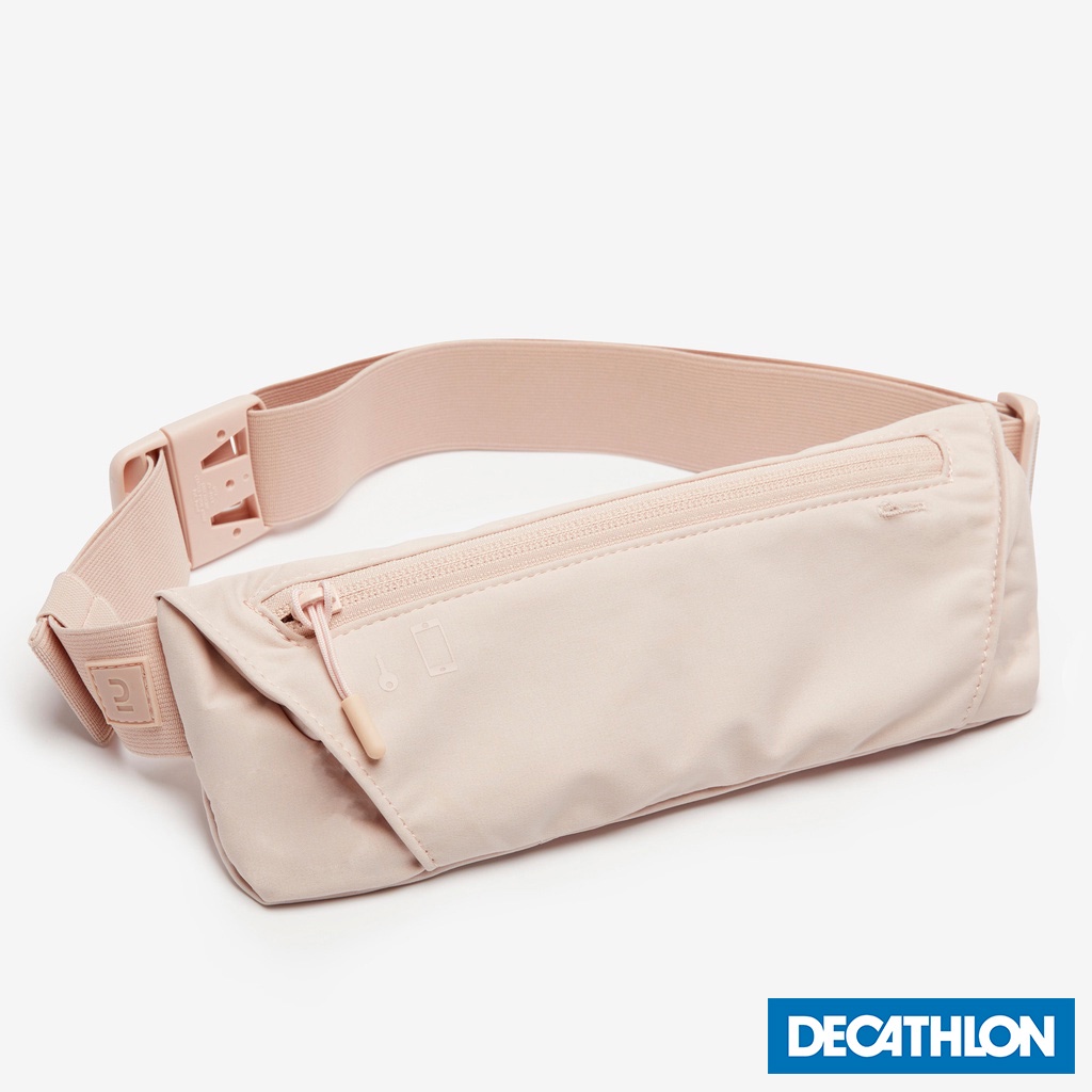 Đai đeo hông chạy bộ cơ bản đựng điện thoại Hồng DECATHLON KALENJI mã 8669129