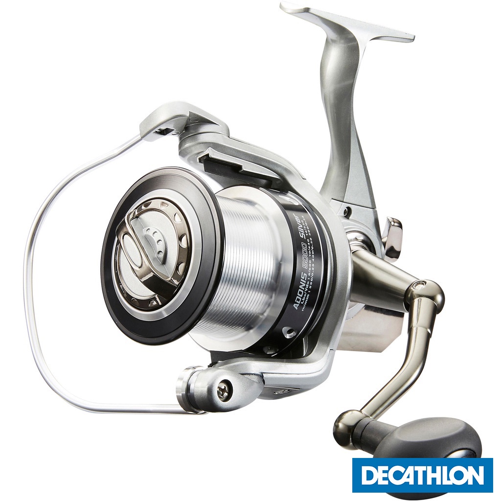 MÁY CÂU CÁ BỜ BIỂN ADONIS 5000 BẠC DECATHLON CAPERLAN mã 8407795