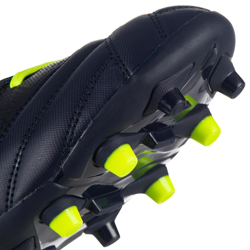 Giày chơi bóng bầu dục trên sân cứng Density R100 FG Xanh dương/Vàng DECATHLON OFFLOAD mã 8563492