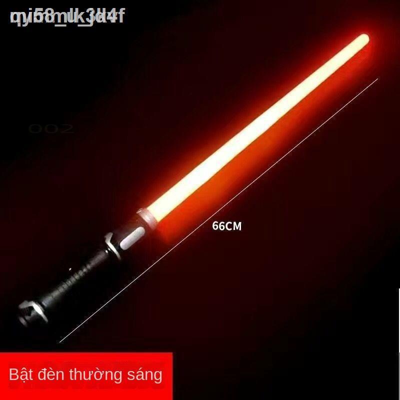 ◆☫✜▽Đồ Chơi Kiếm Phát Sáng Katana Có Đèn Tặng Pin, Kiếm Ánh Sáng Đồ Chơi Sẵn 4 Màu Hottrend Cháy P