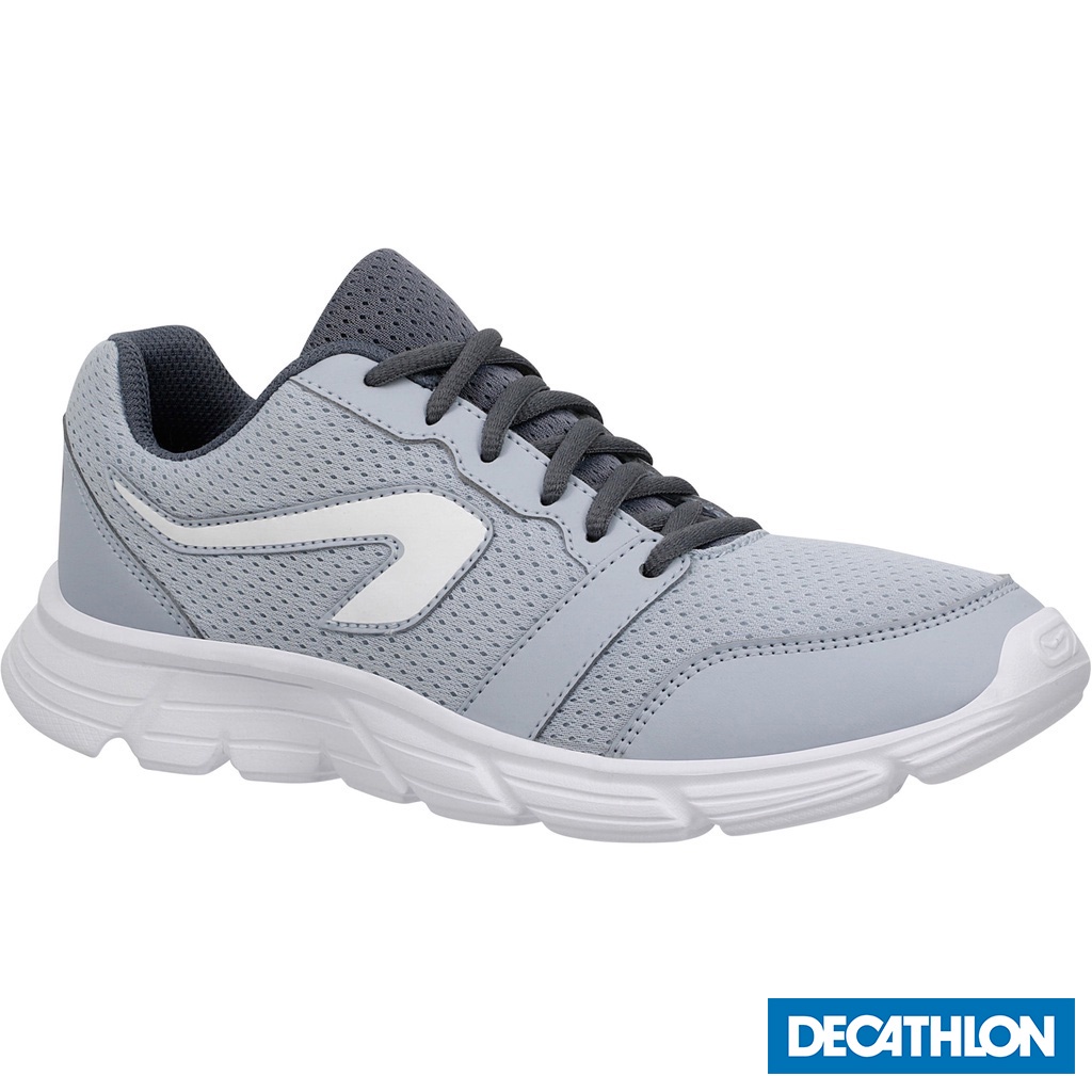 Giày chạy bộ thể thao nữ DECATHLON KALENJI Run One siêu nhẹ màu xám