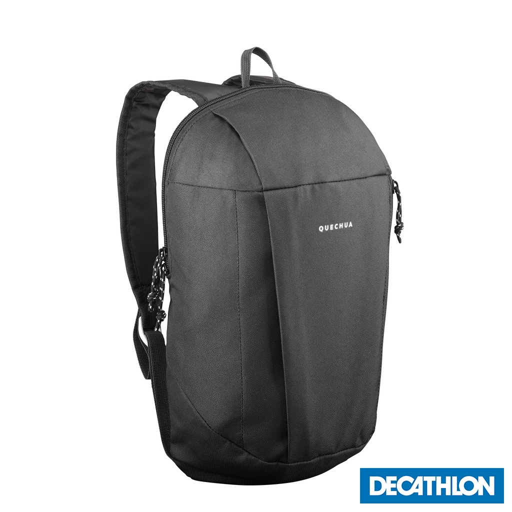 Balo QUECHUA dã ngoại nh100 DECATHLON QUECHUA 10 lít nhỏ gọn full đen
