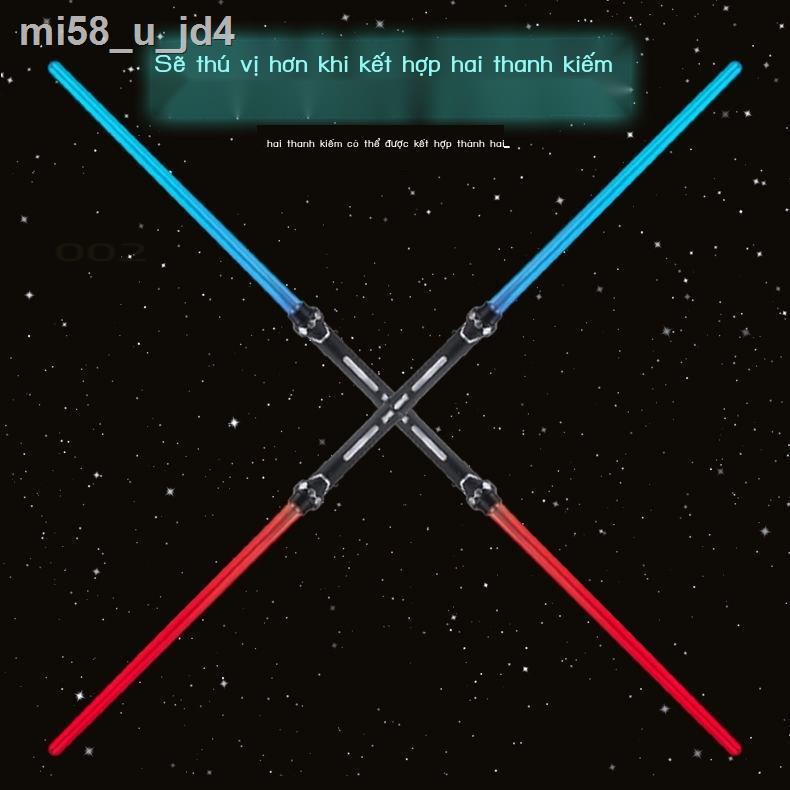 ◆☫✜▽Đồ Chơi Kiếm Phát Sáng Katana Có Đèn Tặng Pin, Kiếm Ánh Sáng Đồ Chơi Sẵn 4 Màu Hottrend Cháy P