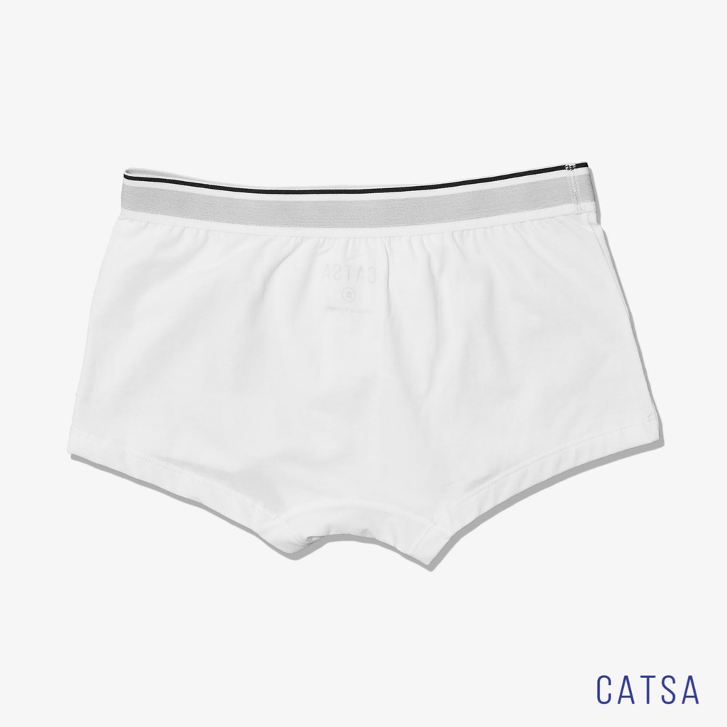 Quần Boxer nam CATSA dáng Trunk vải thun cotton tự nhiên 100% thoáng khí co giãn thấm hút QBX023 - 24 - 25