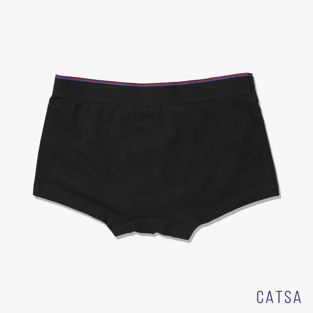 Quần lót nam Boxer dáng Trunk vải thun cotton tự nhiên 100% thoáng khí, co giãn, thấm hút mồ hôi CATSA QBX023 - 24 - 25