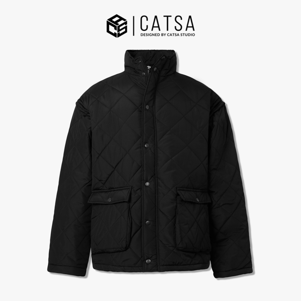 Áo khoác phao chất vải dù cao cấp, phối được nhiều phong cách CATSA AOT001