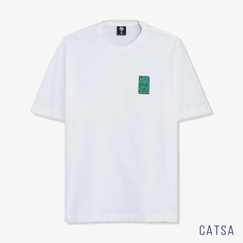 Áo thun cổ tròn in họa tiết cao cấp Multiple CATSA chất vải mềm, dày dặn, thoáng khí ATN334 - ATN337