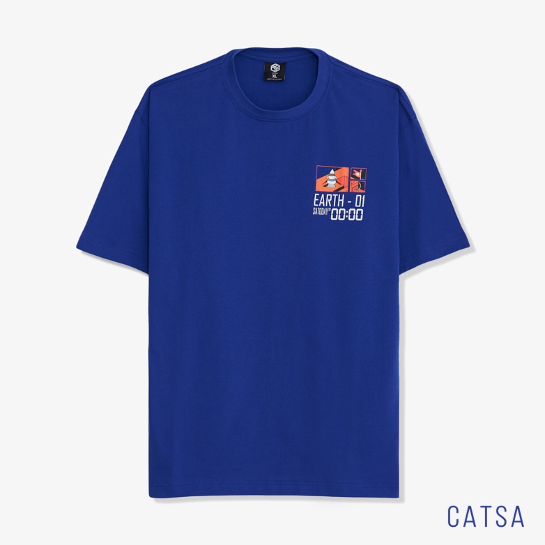 Áo thun cổ tròn in họa tiết cao cấp chất vải mềm, dày dặn, thoáng khí CATSA ATN331