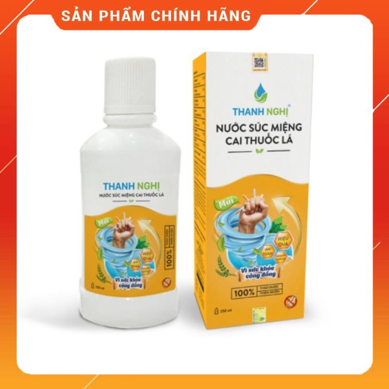 Nước súc miệng cai thuốc lá Thanh Nghị 250ml, hiệu quả sau 7 ngày sử dụng