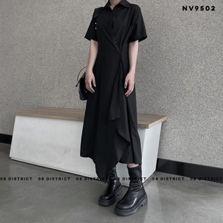 Váy tà rơi khuy lửng (NV9502)